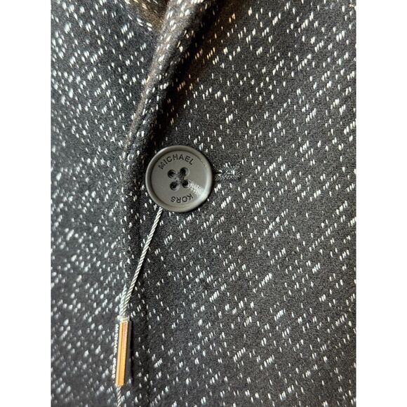 Michael Kors Pike Overcoat Men’s 44R Black Classic Fit Wool-Blend Long Coat NWT - Picture 9 of 11